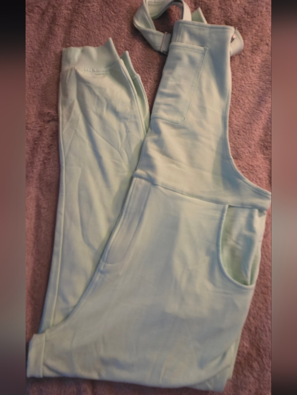 Light Mint Green Swoveralls Size XL - Picture 4 of 5